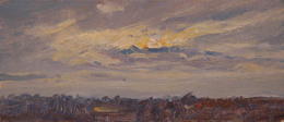 Sunset Study on the Hill